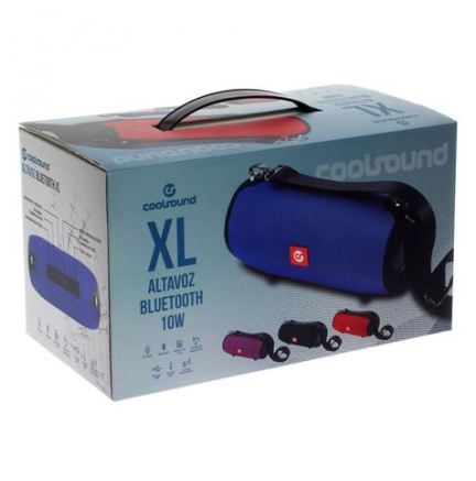 Altavoz Bluetooth XL 10W COOLSOUND Negro